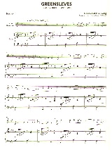 Greensleeve - Partition - Saxophone