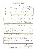 Jouons En Trio - Douze Chansons Populaires