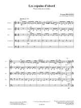 Les Copains d'Abord - Georges Brassens - Partition - ENSEMBLES, BANDS