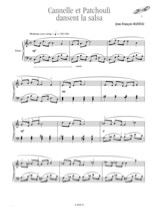 Cannelle et Patchouli - Jean-François BASTEAU - Partition - Piano