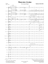 Mauvaise Graine - Mathieu Fraysse - Partition - ENSEMBLES, BANDS