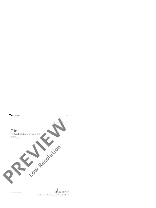 Trio - Oboe Viola Harfe - Heinz Holliger - Partition