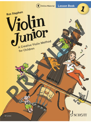 Violin Junior 1 - Lesson Book - Stephen Ros - Partition - Violon