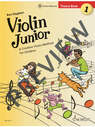 Violin Junior 1 - Theory Book - Stephen Ros - Partition - Violon