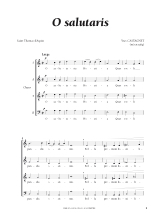 O Salutaris - Yves Castagnet - Partition - Chœur
