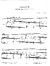 Ballade - TOMASI - Partition - Saxophone