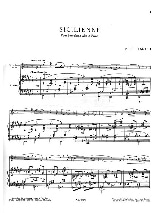 Sicilienne - Pierre Lantier - Partition - Saxophone