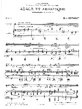 Adage Et Arabesque - Berthelot - Partition - Saxophone