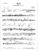 Maï - Ryo Noda - Partition - Saxophone