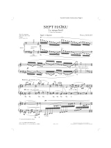 7 Haïku - Thierry Huillet - Partition - Piano