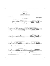 S.M.S. - Nicole Clément - Partition - Saxophone