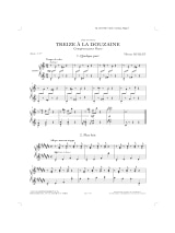 Treize A la Douzaine - Thierry Huillet - Partition - Piano