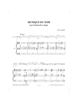 Musique du Soir - Violoncelle - Vasks Pêteris - Partition