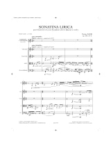 SONATINA LIRICA OP.108, N°1b - Nicolas Bacri - Partition - Quintettes