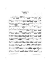 Partita - Flûte seule - Guy-Claude Luypaerts - Partition