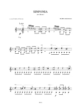 Sinfonia - Filippo Gragnani - Partition - Guitare