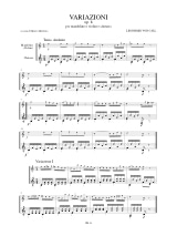 Variations, op. 8 - Mandoline et Guitare - Leonhard von Call