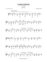 Variazioni op. 34 - Antonio Nava - Partition - Guitare