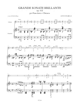 Grande Sonate Brillante - Guitare et Piano - DIABELLI - Partition