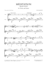 Méditation de Thais - MASSENET - Partition - Duos
