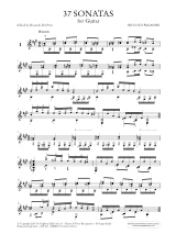 37 Sonates - Guitare - PAGANINI - Partition - Guitare