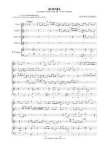 Sonata a 4 flauti contralti e Bc - Giovanni Legrenzi - Partition
