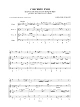 Concerto 23 - Flauto 2 violoni e bc - Alessandro Scarlatti - Partition