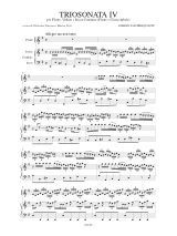 Triosonata n° 4 in mi minore - Flauto, violino e bc - QUANTZ