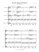 Boogie, Blues & Ragtime - Eric J. Hovi - Partition - Clarinette