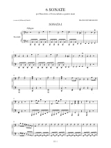 6 Sonate A 4 Mani - Franz Seydelmann - Partition - Piano