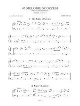 47 Scottish Tunes For Harpsichord - James Oswald - Partition