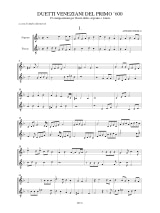 15 Compositions Of Early 17th Century Venetian Duets - Partition