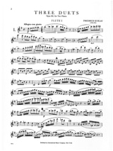 3 Duos - 2 Flutes - Friedrich Kuhlau - Partition - Flûte traversière