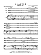 Quartet in Bb major op. 8 - Parts - Carl Maria von Weber - Partition
