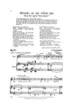 Hérode, Ne me Refuse Pas. Hérodiade - MASSENET - Partition - Opéras