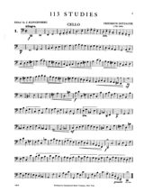 113 Studies - Book 1 1-34 - Friedrich Dotzauer - Partition