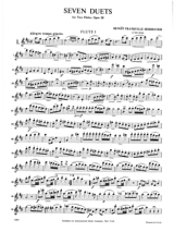 7 Duets op. 28 - 2 Flutes - Benoît-Tranquille Berbiguier - Partition