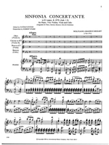 Sinfonia concertante Eb major 297b Anh. 1.9 - Stimmen - MOZART