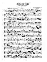 3 Duets op. 10 - 2 Flutes - Friedrich Kuhlau - Partition