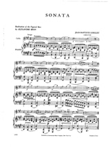 Sonate en fa dièze mineur - LOEILLET - Partition - Violoncelle