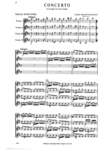 Concerto en ré majeur TWV 40 : 202 - TELEMANN - Partition - Violon