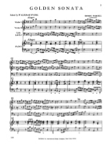 Sonata No. 9 F major - 2 Violins piano - PURCELL - Partition - Trios
