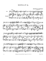Sonate F major - String bass - Benedetto Marcello - Partition