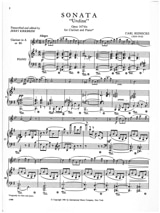 Sonate Undine - Clarinette - Carl Reinecke - Partition - Clarinette