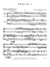 Trio n° 3 G major - Flute violin clarinet viola piano
