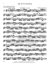 28 Studies For Trumpet Book 2 - Ernst Sachse - Partition - Trompette