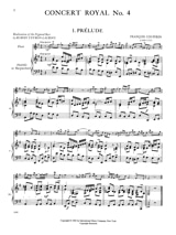 Concert royal n° 4 - Flûte piano - COUPERIN - Partition