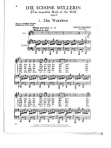 Die Schöne Mullerin. Voix Grave - SCHUBERT - Partition - Mélodies