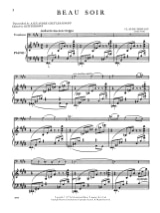 Beau Soir - DEBUSSY - Partition - Trombone