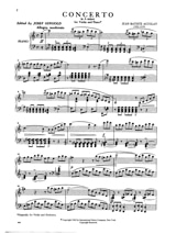 Concertino n° 1 A minor - Jean-Baptiste ACCOLAY - Partition - Violon